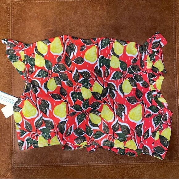 NWT Tie Front Bikini Top - Picture 3 of 3